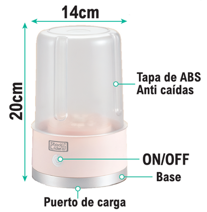 Burbly® – Mini Lavadora Portátil Automática: ¡Lava en segundos!