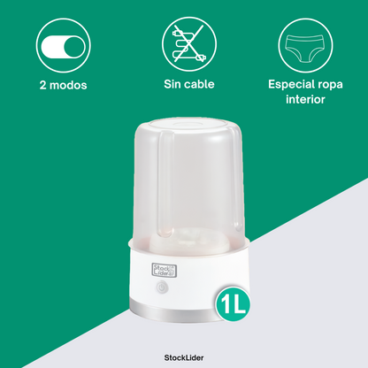 Burbly® – Mini Lavadora Portátil Automática: ¡Lava en segundos!