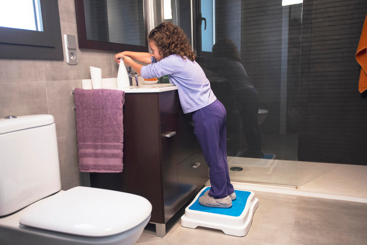 SafeHop® Escalón de Seguridad Antideslizante para Baño – Soporta hasta 200 kg